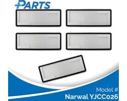 Narwal YJCC026 Filters (5 Stuks, Plus.Parts® alternatief voor CP-PJ-A00088-00-00)