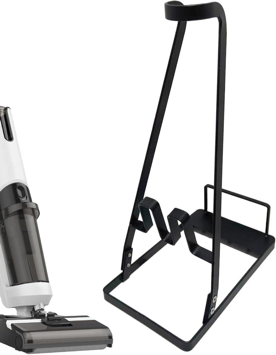 Stofzuigerhouder - Vloerstandaard Organizer - Ruimte Besparen - Robuust IJzeren Frame - 28 x 15 x 41 cm - Zwart — afbeelding 1