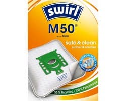 SWIRL - Stofzuigerzak M50 - 10 stofzakken + 2 filters + 2 deo - geschikt voor kleinere Miele stofzuigers - 6783227