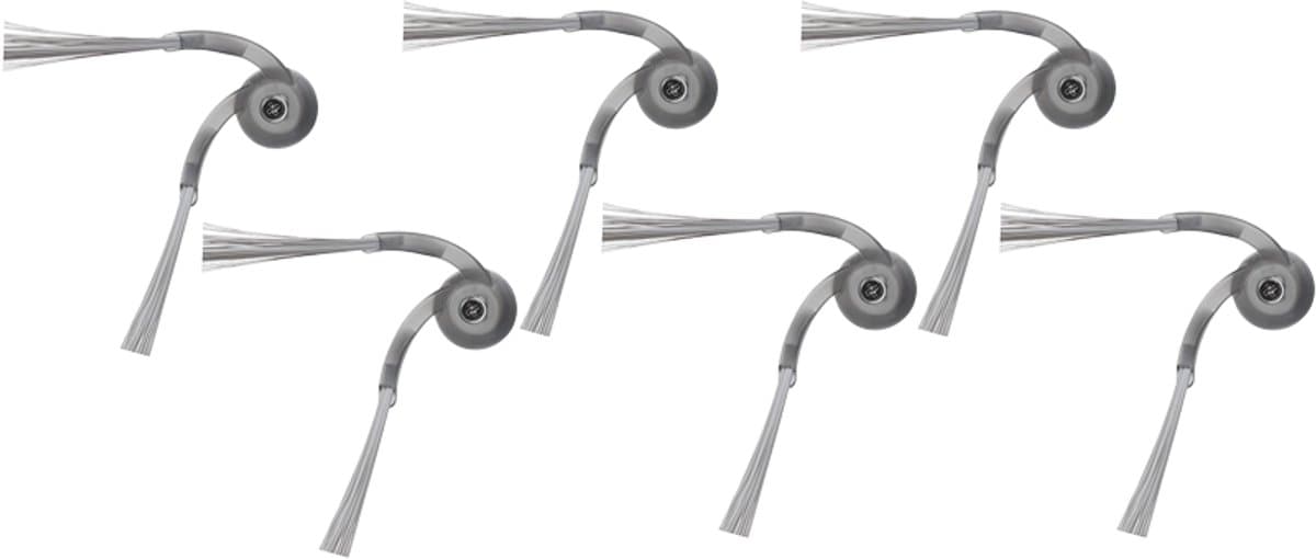 Zero-tangle side brush replacement parts - 6-pack - Geschikt voor Roborock Qrevo Curv, Qrevo Edge, P20 PRO, G30 en G20S Ultra robotstofzuigers — afbeelding 1