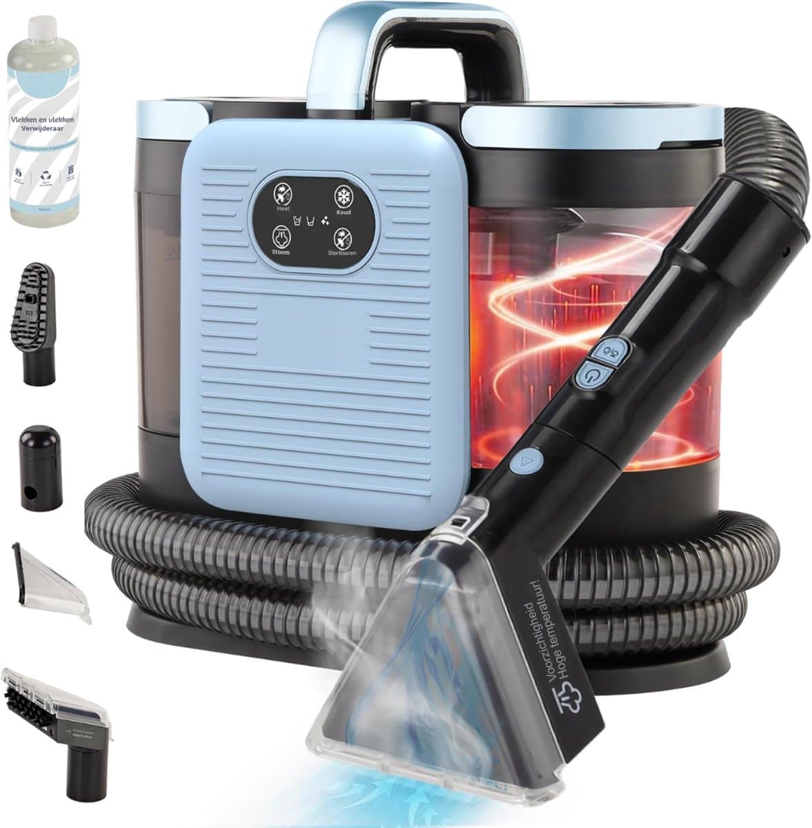 Quvo® Tapijtreiniger machine - Tapijtreiniger - Tapijtreiniger apparaat - Zwart - 32cm x 19cm x 32cm — afbeelding 1