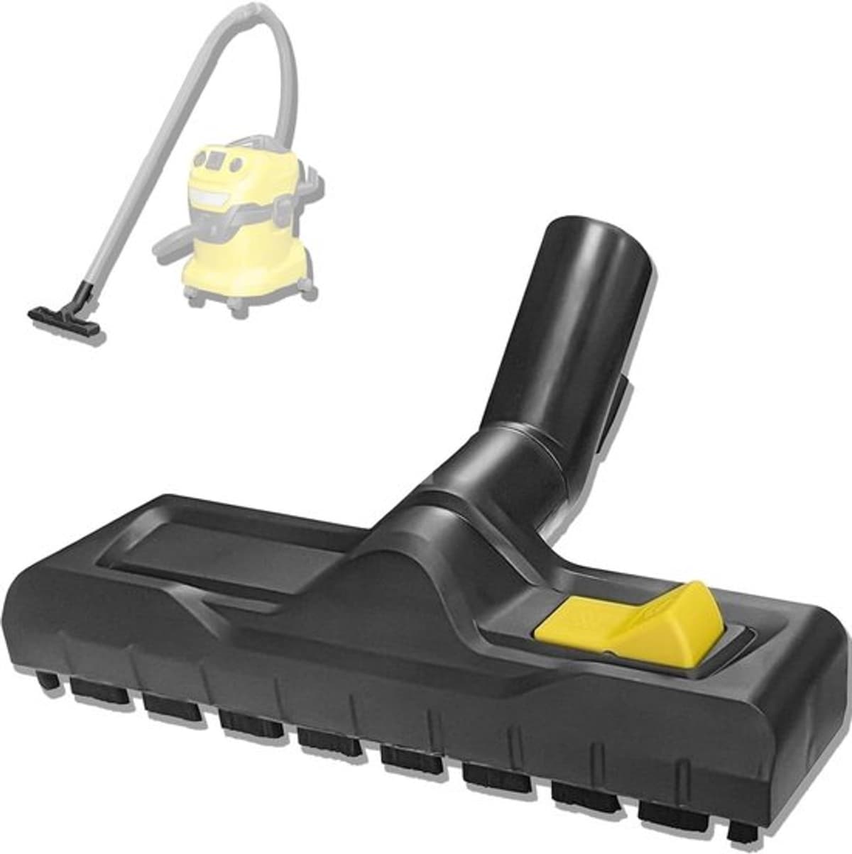 Bodenzuigmond compatibel met,,, – 35mm stofzuiger bodemzuigmond vervanging, droogzuigmond en natzuigmond accessoire met voetschakelaar en zijwieltjes voor harde vloeren en — afbeelding 1