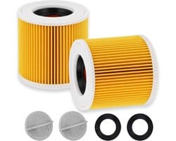 2 Cartridge Filter, WD3 Filter with 4 Mounting Screws Compatible with WD3, WD2, WD1, MV3, MV2, A, K, KNT, NT, SE and - ShopVlot