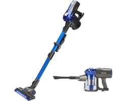 Draadloze Stofzuiger - Steelstofzuiger Handstofzuiger - Huis Reinigen - Lichtgewicht 2-in-1 - 222 Volt - Blauw