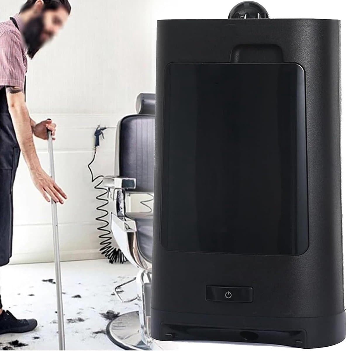 Stofzuiger - Vloerstofzuiger - Snel Afval Opzuigen - Infrarood Sensor - 53 cm Hoog - Zwart — afbeelding 1