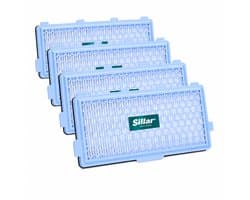Sillar 4x HEPA Filter voor Miele Complete C2 C3 Compact C1 C2 - Vervanger SF-AH50 SF-AP50