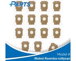 iRobot Roomba n185040 Stofzakken (15 Stuks, Plus.Parts® alternatief voor 4849916)