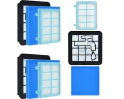Drie filterpatronen van het model FC9331/09, Geschikt voor Philips stofzuigers FC8010/02, FC9332/09, FC9329, . Vervangende filterpatronen geschikt voor stofzuigers zonder zak. Accessoires voor de PowerPro Compact Cyclone 5.