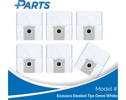 Ecovacs Deebot T50 Omni White Stofzakken (6 Stuks, Plus.Parts® alternatief voor DDB030041)