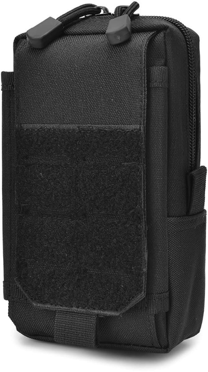 Store_9 - Tactische EDC-tas - Multifunctionele Molle Pouch - Gadget Organizer - Zwart - Mobiele telefoonhouder - Geschikt voor wandelen, fietsen — afbeelding 1