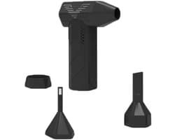 Mini Turbo Ventilator - Krachtige Bladblazer - Snel Reinigen - 130.000 RPM Motor - 24 cm - Zwart
