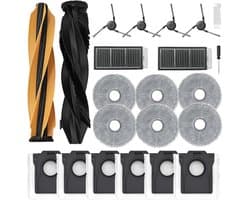 Accessoireset voor robotstofzuiger, compatibel met Dreame X50/L50-serie, met HEPA-filters en wasbare dweilpads