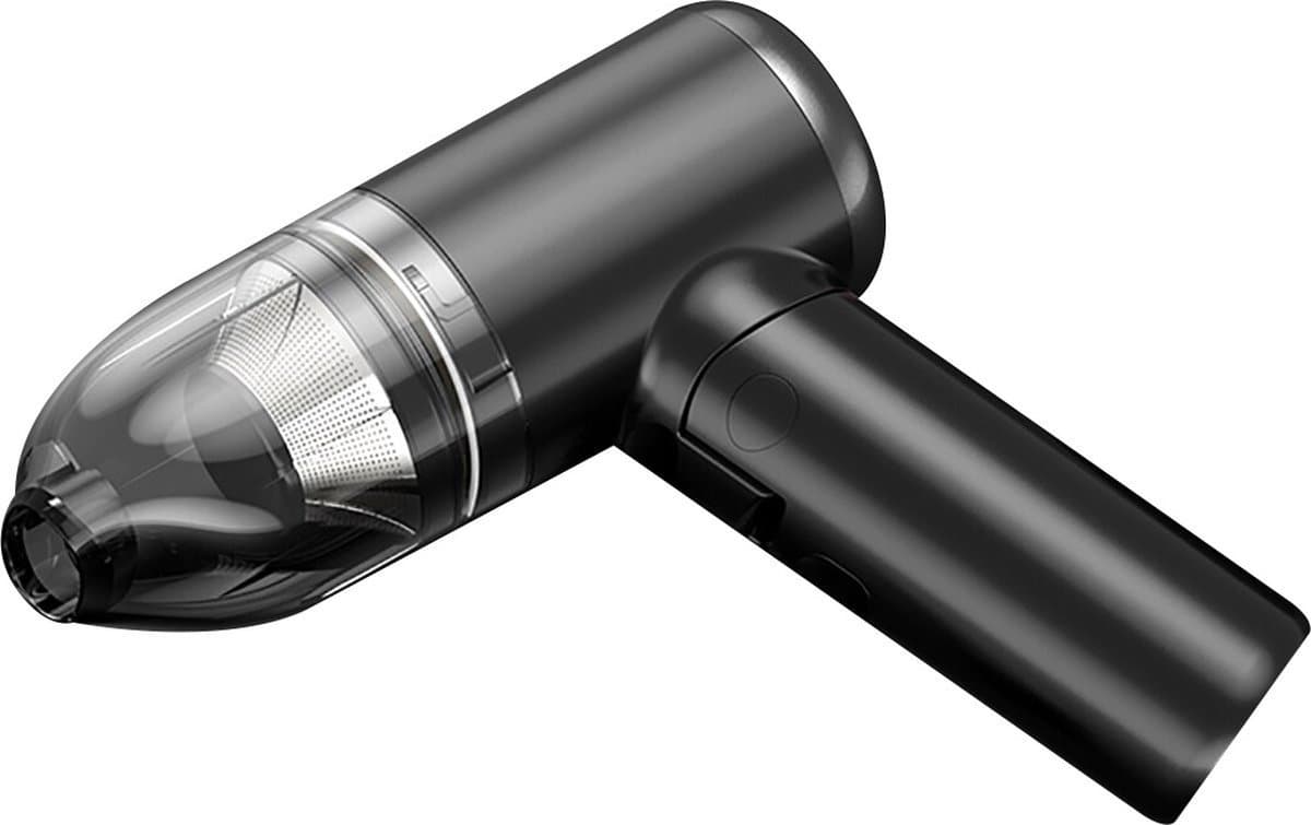Happyment Draadloze Auto Stofzuiger - USB-C - 2 in 1 Multifunctioneel Stofzuigertje - Auto Oplader - Kruimelzuiger - Zwart — afbeelding 1
