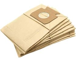 vhbw 10 stuks stofzakken, compatibel met Miele S125, S128, S129, S130, S131, S132, S133, S134, S126, S127 stofzuigers – type B 22 cm x 14,5 cm zandkleurig
