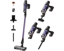 Rowenta X-Pert 7.60 RH6A39 - Steelstofzuiger - Draadloos - Ultralicht 1,2kg - 140W Motor - 45 Min Gebruikstijd - LED Verlichting Zuigmond - Extra Filter - Inclusief Wandlaadstation