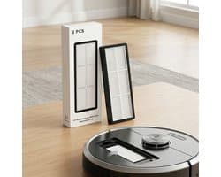 2 Stuks Vervangingsfilter voor Xiaomi Mi Robot Vacuum 1S & Roborock S5 / T-serie