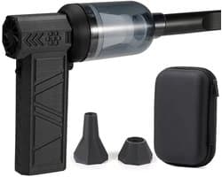 Radiale Ventilator - Mini Blower Krachtig - Stof Verwijderen - Oneindige Snelheidsregeling - 143x93x39mm - Zwart