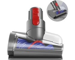 Mini-borstelkoppen voor elektrische stofzuigers van Dyson V15, V11, V10, V8, V7 - Vervangingsonderdelen - Mini-turbomondstuk - Anti-mijtborstelkop