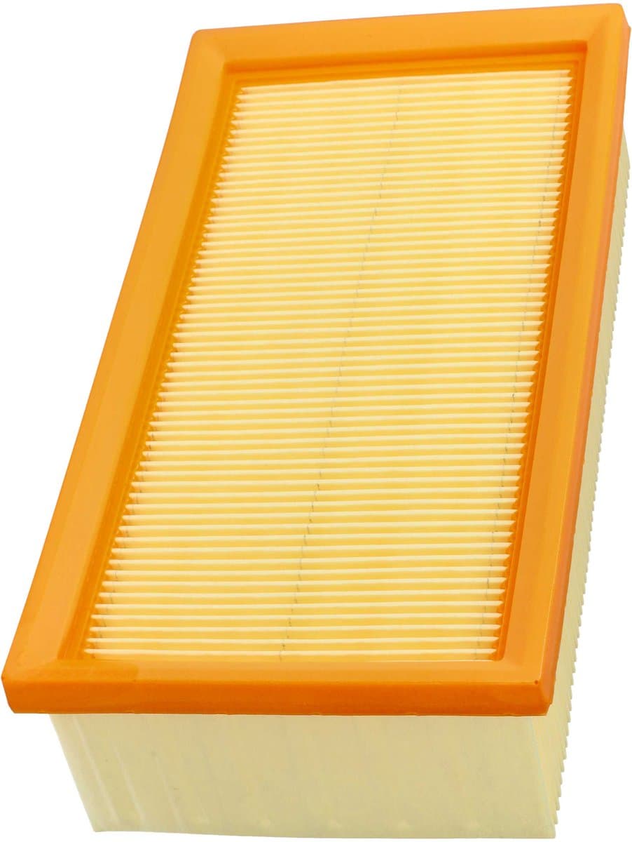 vhbw 2x plat geplooid filter L - M, vervanging voor Kärcher 6.904-156.0, 6.904-068.0 voor stofzuigers — afbeelding 1