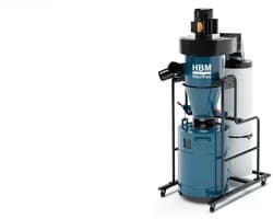 HBM Mobiele Stofafzuiginstallatie 2200 Watt (400 Volt)