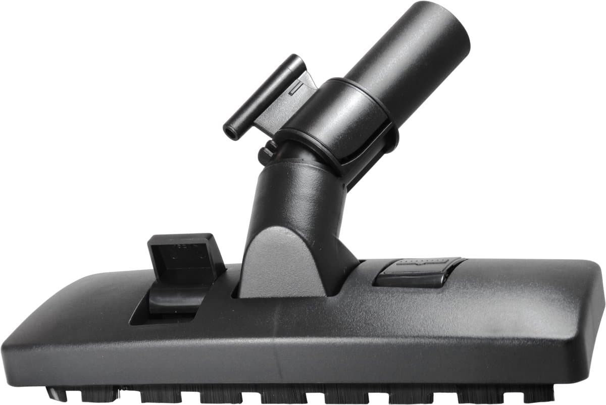 Dparts compacte combi zuigmond geschikt voor Nilfisk - met parkeerhaak - 32mm - GM80, Select, Power, Extreme, Action, Coupe, Thor, VP300, VP600, Family, Business - stofzuigermondstuk, stofzuigervoet, combizuigmond, stofzuigermond, mondstuk — afbeelding 1