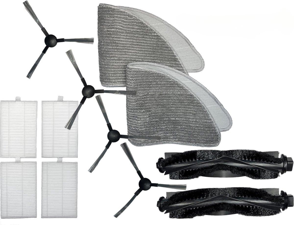 XR-500 Accessoiresset - Geschikt voor CleanDays Robotstofzuiger XR-500 - Onderhoudsset - 12 delig — afbeelding 1
