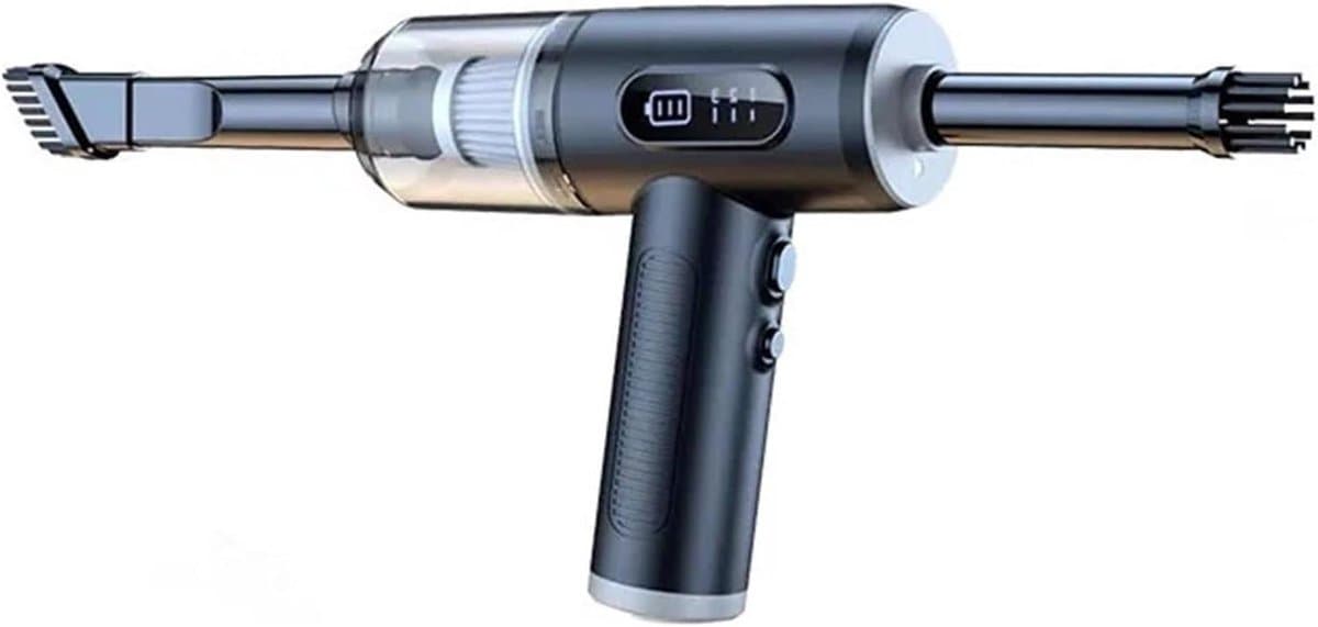Draagbare Auto Stofzuiger - Handstofzuiger Draadloos - Auto Interieur Reinigen - Dubbele Functie Blazen Zuigen - 290000Pa - Zwart — afbeelding 1