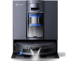 ECOVACS DEEBOT X12 OmniCyclone Robotstofzuiger – FocusJet 46.000 Pa vlekbehandeling – Herbruikbare stofbak – PowerBoost snelladen– 22.000 Pa zuigkracht – OZMO Roller 3.0 – ZeroTangle 4.0 – AIVI 3D 4.0 – 75°C heet water – 1.000 m²