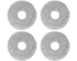 4 stuks wasbare dweilpads - voor Dreame X50 Ultra / X40 Ultra / L50 Ultra / L40s Ultra / L40s Ultra AE / L40s Ultra CE / L40 Ultra / L10s Ultra Gen2 - natte dweilpads