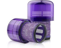 Wasbaar groot filter voor Dyson V11/ V15/ SV14 lichtgewicht digitale slanke FLUFFY/SV18 Clean draadloze stofzuiger (SPECIFICATIES: 4 stuks)