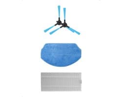 CleanWise Henk onderhoudskit - 1 dweil doek - 1 filter - 2 zijborstels - Reserve onderdelen