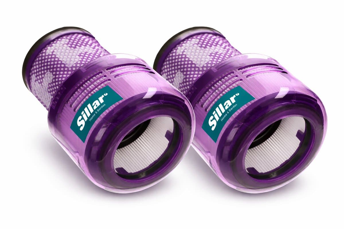 Sillar Stofzuigerfilter – wasbaar - vervangingsfilter geschikt voor Dyson V12 Detect Slim Absolute Total Clean – 2 stuks – vervangt 971517-01 — afbeelding 1