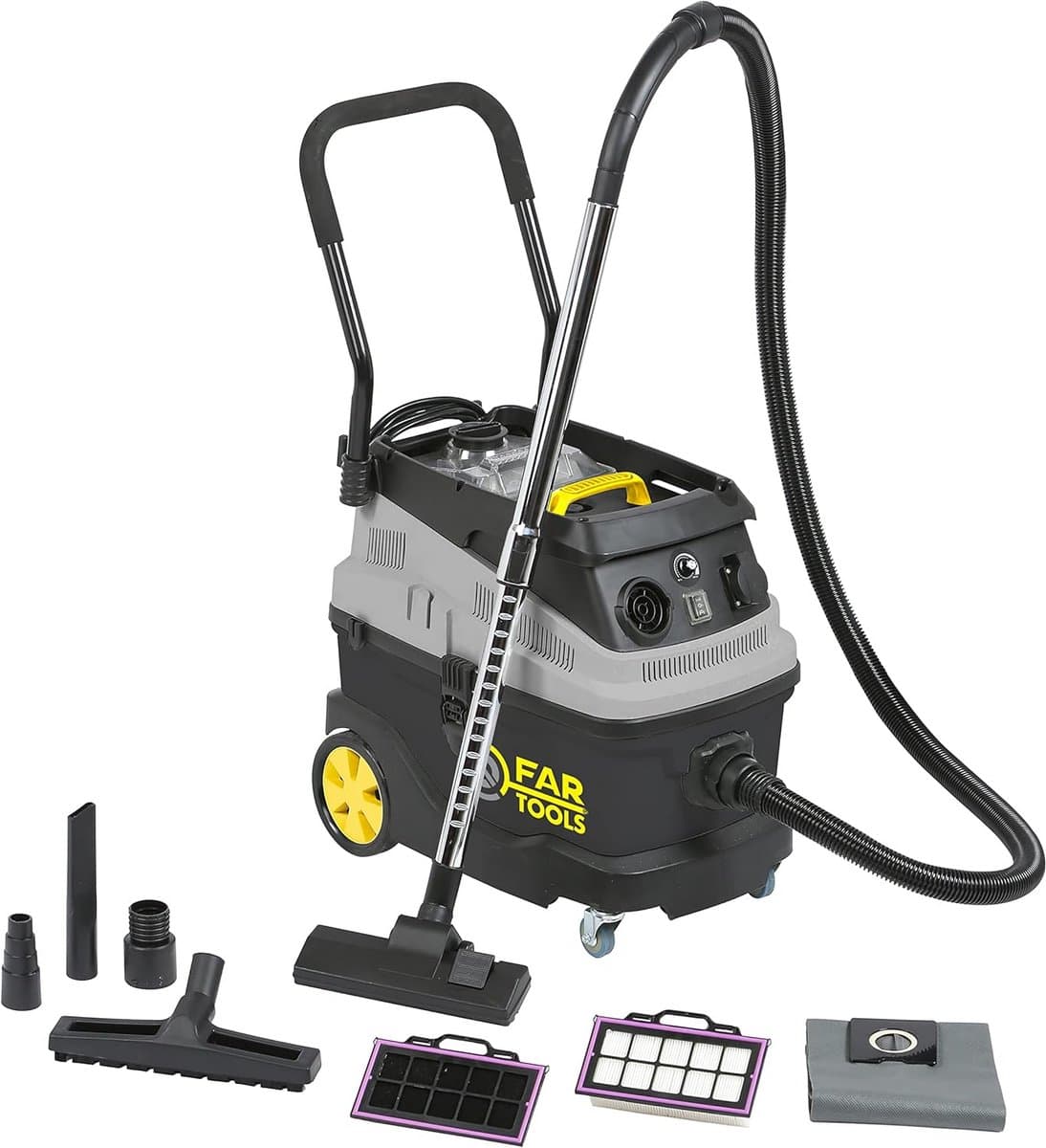 Krachtige Werkplaatsstofzuiger Nat-/Droogzuiger 1600W - Grote 35L Tank en Speed Control — afbeelding 1