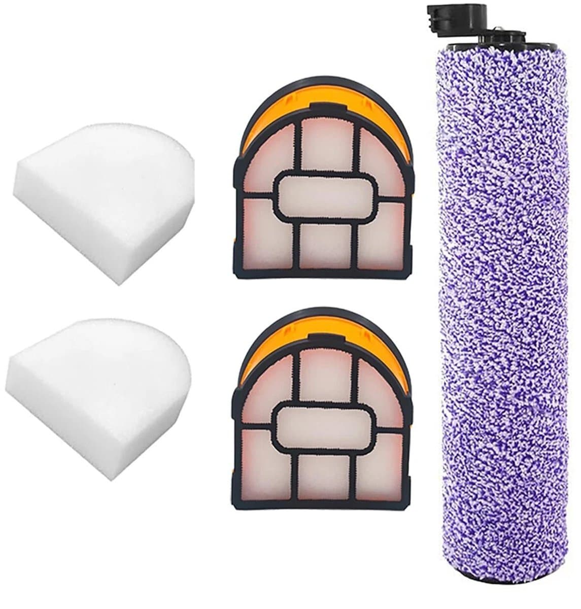 Vervangende - Geschikt voor Shark WD101 AW302 WD201 WD161 WD261 AW261Hydrovac XL 3-in-1 vacuum cleaner - borstels en filtersset - vergelijk onderdeel - 5 STUKS — afbeelding 1