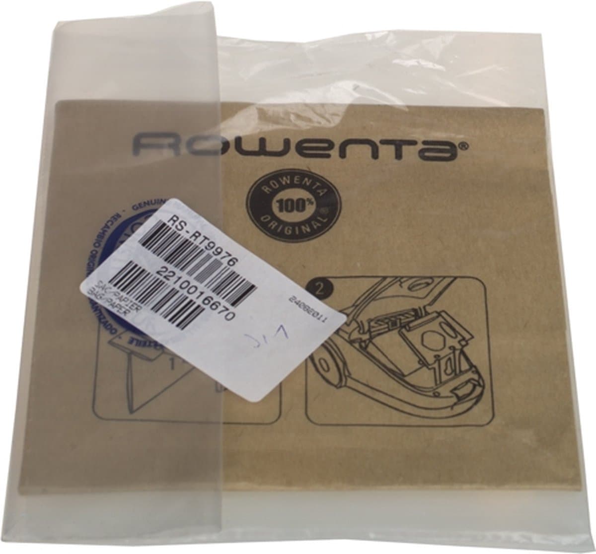 ROWENTA - STOFZUIGERZAK 1 STUK - RSRT9976 — afbeelding 1