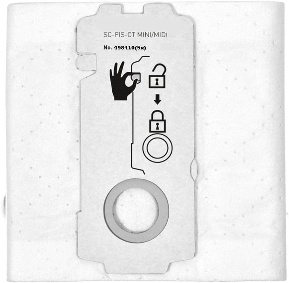 5 stuks - filterzakken - geschikt voor Festool CT Mini/CT Midi/CT Midi I/CTC Mini/Midi/CT 15 stofzuigers (modellen geproduceerd vanaf 2019). — afbeelding 1