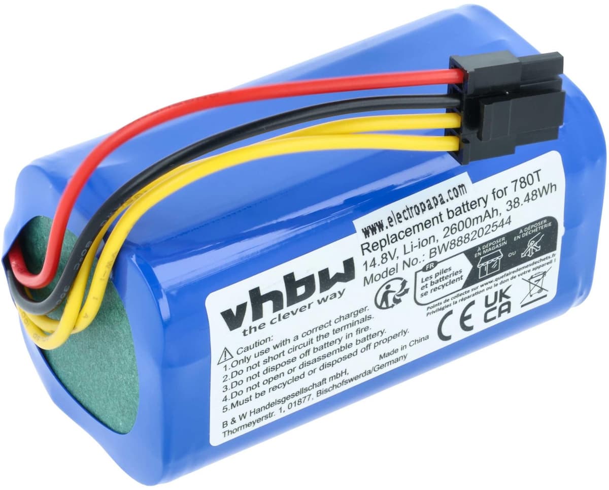 Stofzuigeraccu - 2600 mAh - 14,8 V - Li-Ion — afbeelding 1