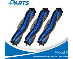 Ecovacs Deebot T50 Max Pro Omni White Borstels (3 Stuks, Plus.Parts® alternatief voor DMB010030)