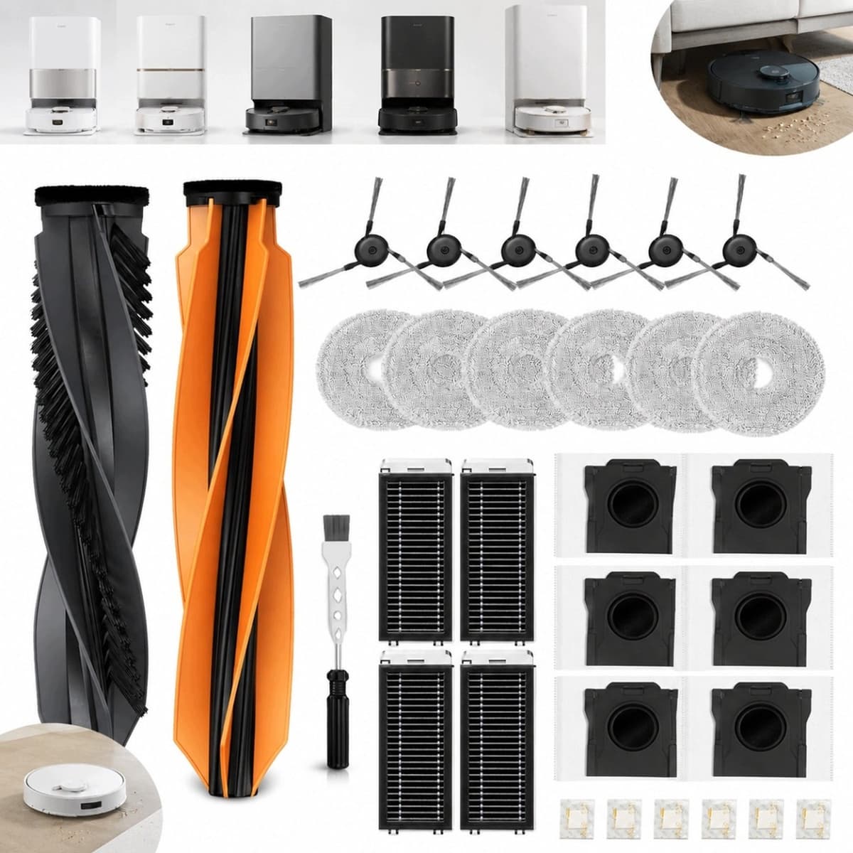 32-delige Accessoireset voor Dreame X50 Ultra Complete Robotstofzuiger — afbeelding 1