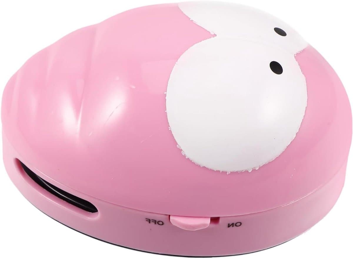 Mini Bureau Stofzuiger - Handheld Tafelstofzuiger - Bureau Schoonmaken - Stil Ontwerp - 11 x 11 x 11 cm - Roze — afbeelding 1