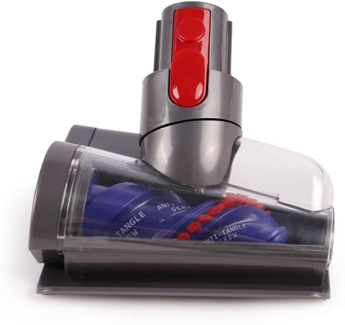 Verbeterde anti-wrap kleine elektrische borstelkop, geschikt voor dyson V7, V8, V10, V11 en V15 stofzuigers, geschikt voor banken, bedden, autostoelen en tapijten, vervangbare borstelkop. — afbeelding 1