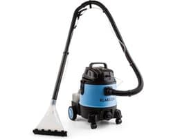 Klarstein Reinraum 2G Nass /Trockensauger Staubsauger Teppichreiniger Shampooreinigung, stabiler 20 Liter Tank, 1250 Watt Saugleistung, Abschaltautomatik, Viel Zubehör, schwarz blau – geschikt voor thuisfitness en sportschoolgebruik, duurzame constru