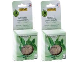 Set van 2 x 4 Zakjes geurkorrels voor stofzuiger met munt/eucalyptus TopFilter