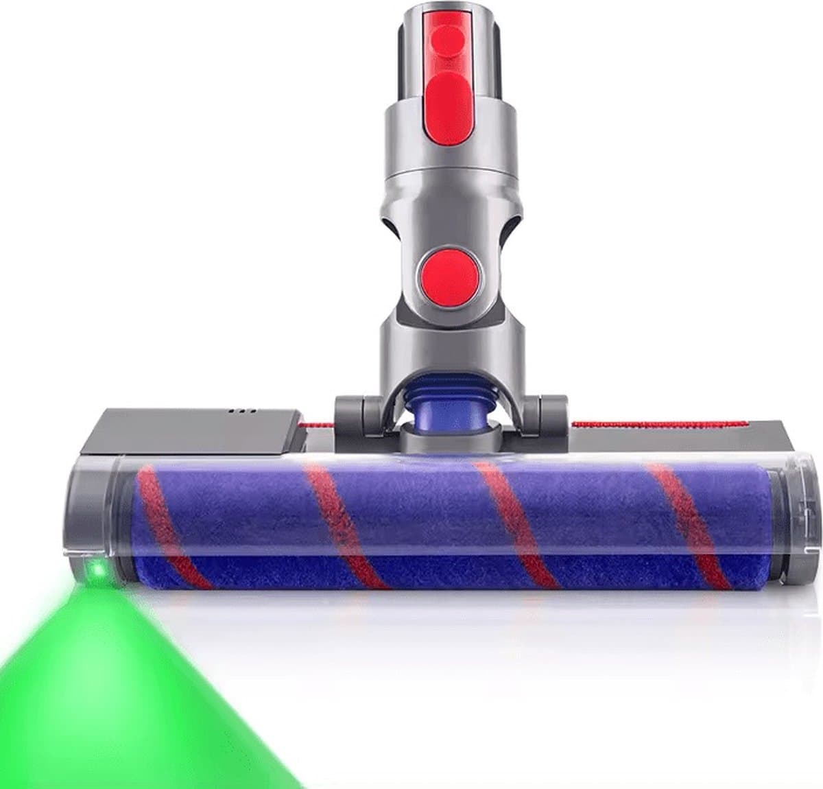 Laser Fluffy Borstel - Mondstuk - Geschikt voor Dyson V7 V8 V10 V11 V15 - Gemotoriseerde Roterende Stofzuigerborstel - Harde Vloeren — afbeelding 1