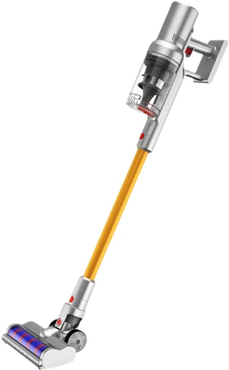 Steelstofzuiger Draadloos - Steelstofzuiger - Stofzuiger - Steelstofzuiger Snoerloos - 27KPa - 250W - LCD - Geel - Krachtige Zuigkracht — afbeelding 1