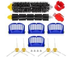 Accessoires voor veegmachines - Filter en borstel set - geschikt voor iRobot Roomba 600 series 605 615 616 620 621 630 635 650 652 660 665 671 680 690 691 695