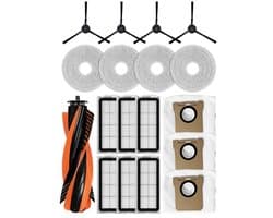 Vervangingsaccessoireset compatibel met JONR P20PRO robotstofzuiger, T5 Pro hoofdborstel, zijborstels, filters, dweildoeken en stofzakken