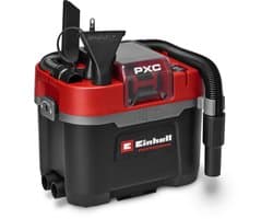 Einhell Accu Nat-/Droogzuiger TP-VC 18/10 Li BL L Solo - Power X-Change - 18 V/Li-ion - 10 L - 180 mbar - Slanglengte/-diameter: 1,8 m/36 mm - Excl. accu en lader