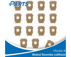 iRobot Roomba x186020 Stofzakken (15 Stuks, Plus.Parts® alternatief voor 4849916)