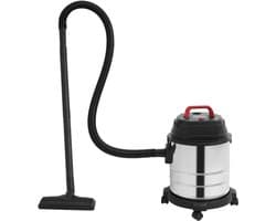 TIM® Karcher - Karcher Stofzuiger - Bouwstofzuiger - Festool Stofzuiger - Bouwstofzuiger Zonder Zak - Zilver/ Zwart - 35cm x 45cm x 35cm